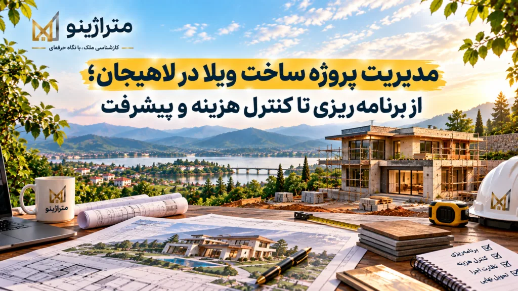 مدیریت پروژه ساخت ویلا در لاهیجان