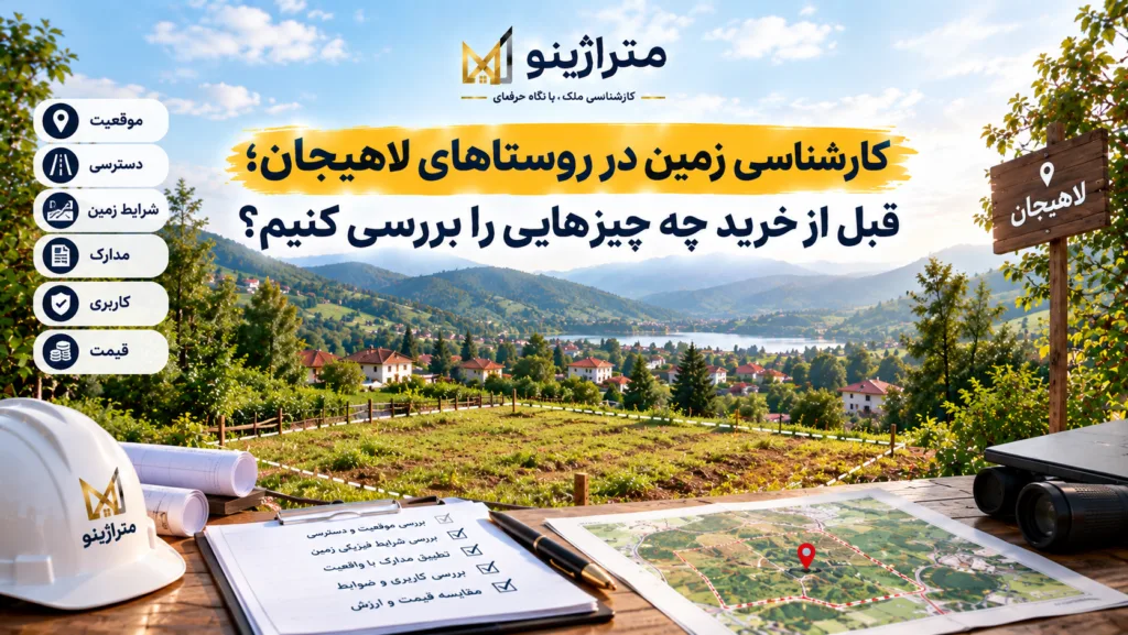 کارشناسی زمین در روستاهای لاهیجان | قبل از خرید چه چیزهایی بررسی می‌شود؟